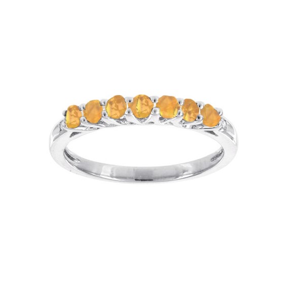 Stackable Citrine Band